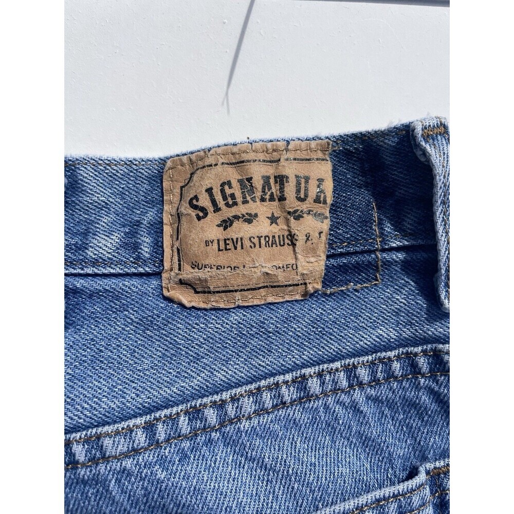 Levi’s Signature Men’s Jeans 42x30 Medium Wash Regular Fit 100% Cotton Denim - Picture 8 of 11